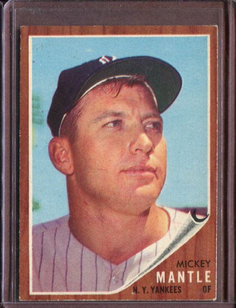 1962 Topps 200 Mickey Mantle EX #D5833