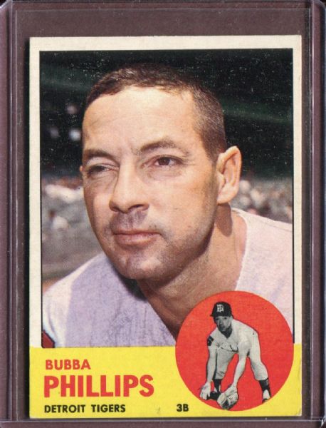 1963 Topps 177 Bubba Phillips EX #D5882