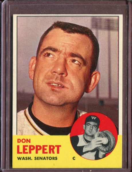 1963 Topps 243 Don Leppert EX #D5899