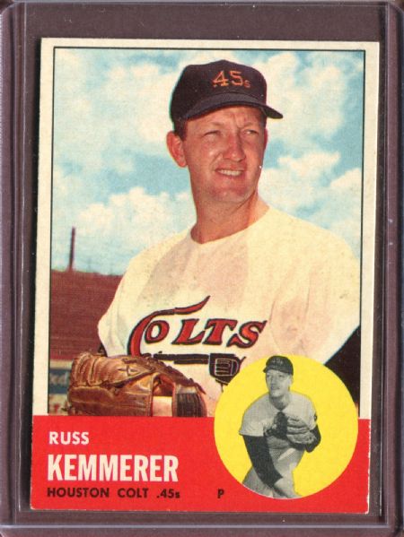1963 Topps 338 Russ Kemmerer EX #D5927