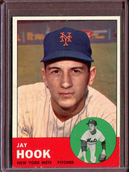 1963 Topps 469 Jay Hook EX #D5974