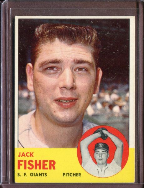 1963 Topps 474 Jack Fisher EX #D5977