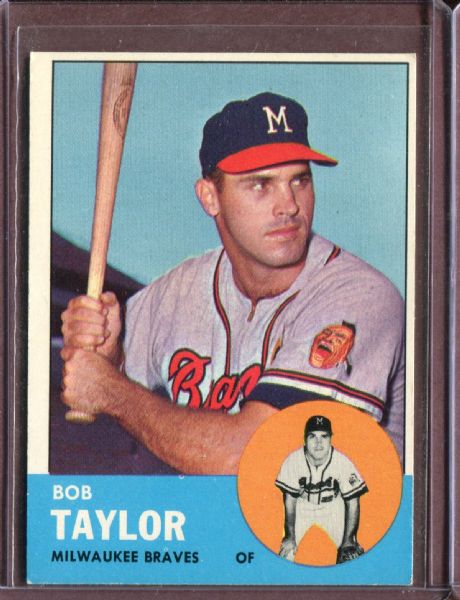 1963 Topps 481 Bob Taylor EX #D5979