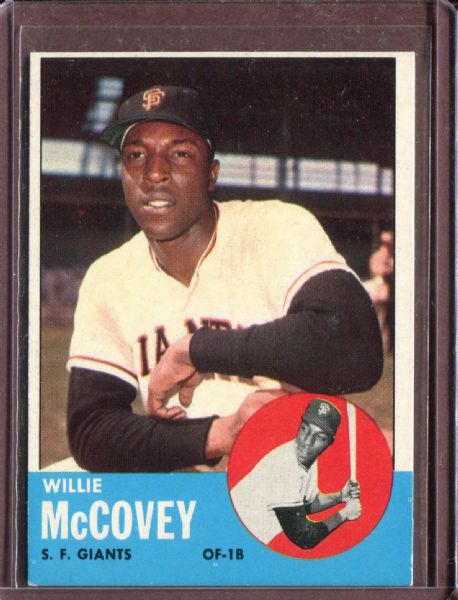 1963 Topps 490 Willie McCovey EX #D5984