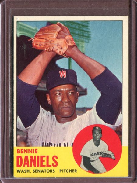1963 Topps 497 Bennie Daniels EX #D5987