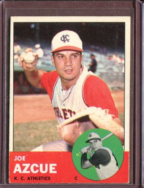 1963 Topps 501 Joe Azcue EX #D5991