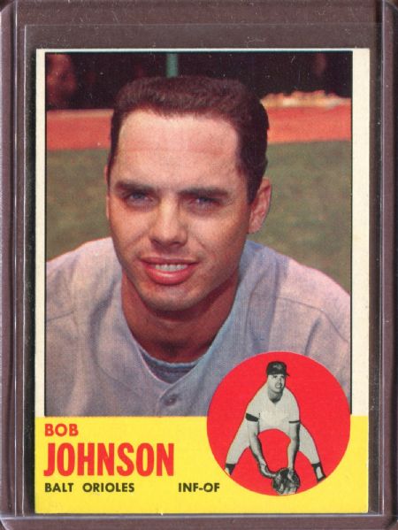1963 Topps 504 Bob Johnson EX #D5993