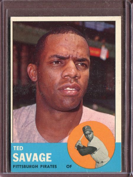 1963 Topps 508 Ted Savage EX #D5994