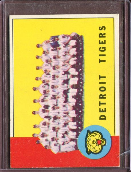 1963 Topps 552 Detroit Tigers  Team EX #D6008