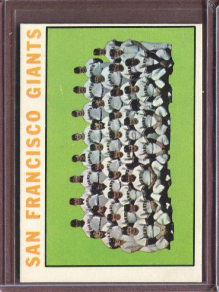 1964 Topps 257 San Francisco Giants Team EX #D6096
