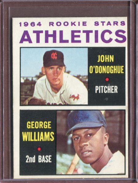 1964 Topps 388 Rookie Stars John O'Donoghue RC/George Williams EX #D6120