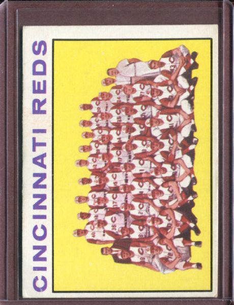 1964 Topps 403 Cincinnati Reds Team EX #D6123