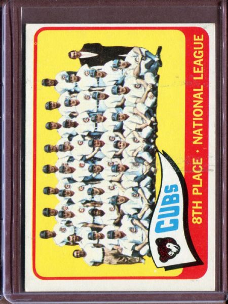 1965 Topps 91 Chicago Cubs Team EX #D6256
