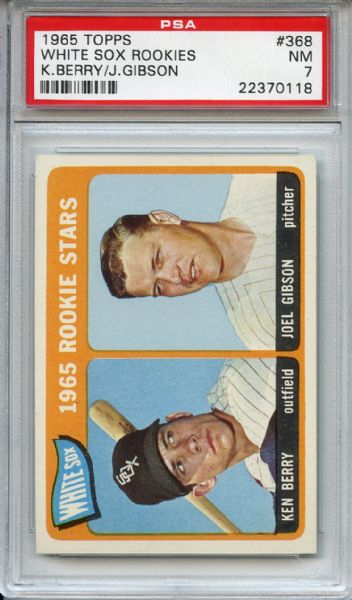 1965 Topps 368 Chicago White Sox Rookies PSA NM 7