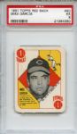1951 Topps Red Back 40 Mike Garcia PSA EX 5