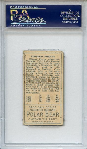 T205 Gold Border Polar Bear E. J. Phelps PSA VG 3