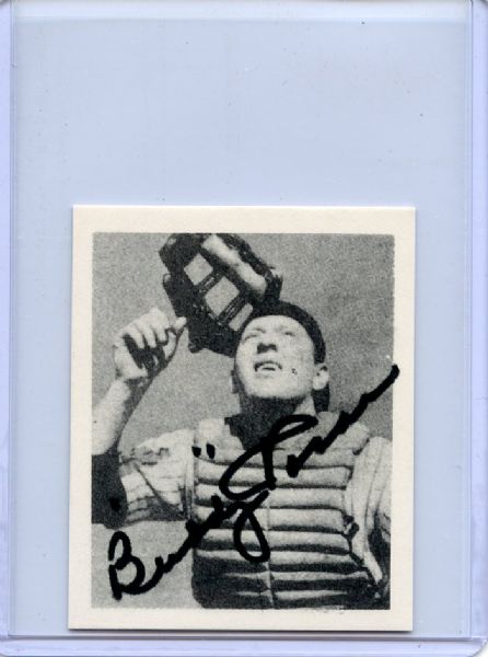 Buddy Rosar Signed 1948 Bowman Reprint Card JSA