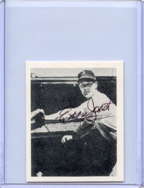 Eddie Joost Signed 1948 Bowman Reprint Card JSA