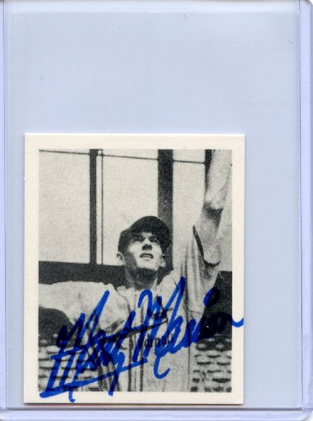 Marty Marion Signed 1948 Bowman Reprint Card JSA