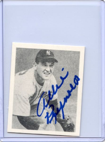 Allie Reynolds Signed 1948 Bowman Reprint Card JSA