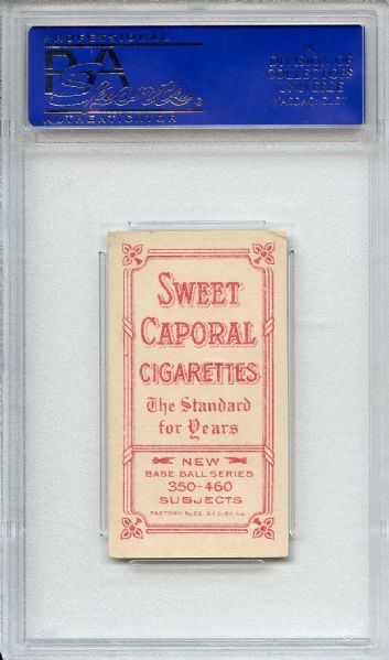 T206 Sweet Caporal Rube Oldring Batting PSA EX 5