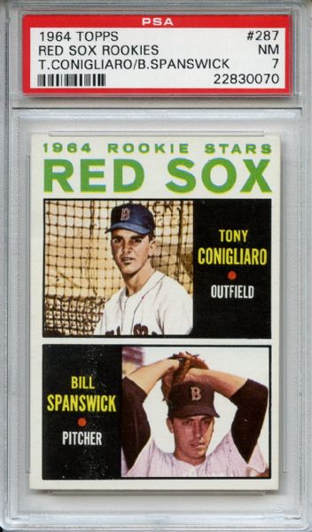 1964 Topps 287 Tony Conigliaro RC PSA NM 7