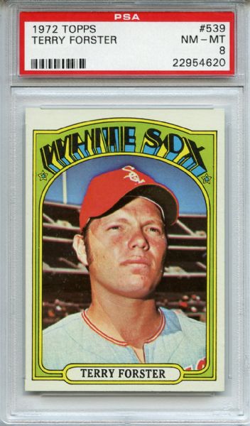 1972 Topps 539 Terry Foster PSA NM-MT 8