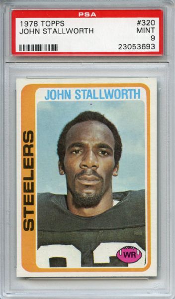 1978 Topps 320 John Stallworth RC PSA MINT 9