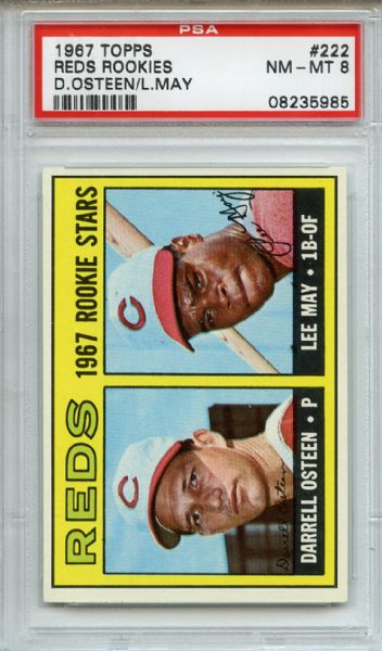 1967 Topps 222 Lee May PSA NM-MT 8