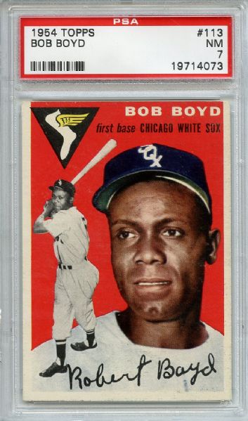 1954 Topps 113 Bob Boyd PSA NM 7
