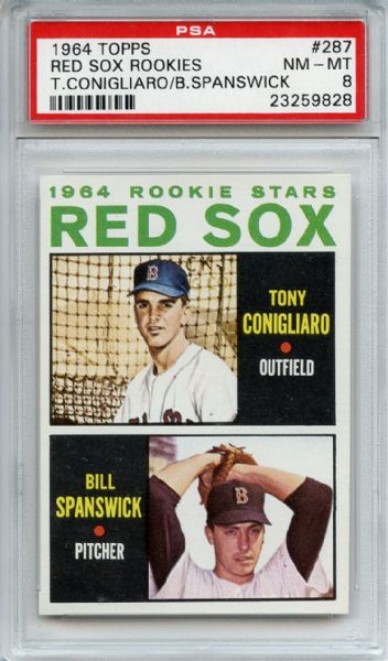 1964 Topps 287 Tony Conigliaro RC PSA NM-MT 8