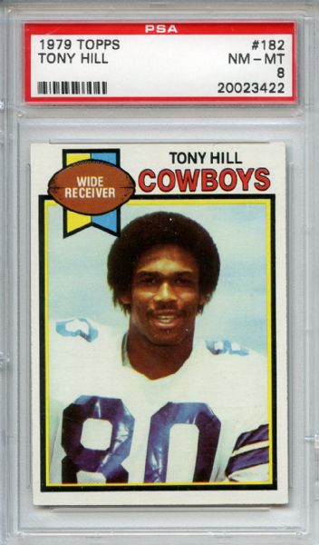 1979 Topps 182 Tony Hill PSA NM-MT 8