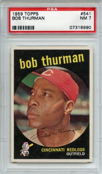 1959 Topps 541 Bob Thurman PSA NM 7