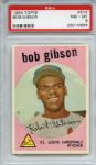 1959 Topps 514 Bob Gibson PSA NM-MT 8