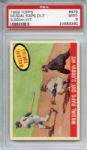 1959 Topps 470 Stan Musial Raps out 3000th Hit PSA MINT 9