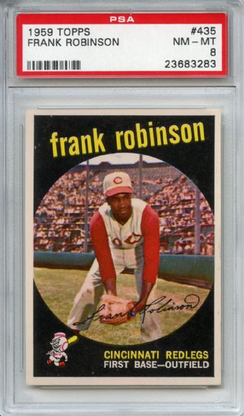 1959 Topps 435 Frank Robinson PSA NM-MT 8