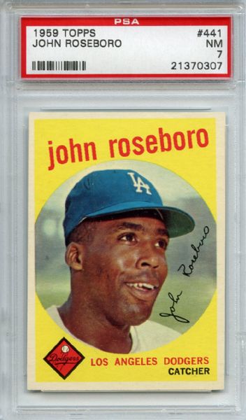 1959 Topps 441 John Roseboro PSA NM 7