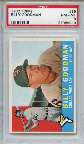 1960 Topps 69 Billy Goodman PSA NM-MT 8