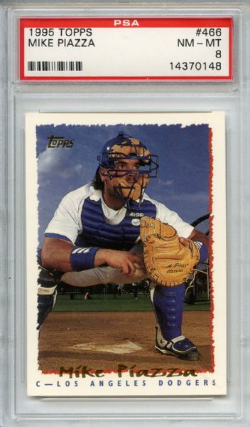 1995 Topps 466 Mike Piazza PSA MINT 9