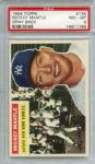 1956 Topps 135 Mickey Mantle Gray Back PSA NM-MT 8