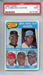 1965 Topps 4 NL Home Run Leaders Mays Williams Cepeda PSA MINT 9