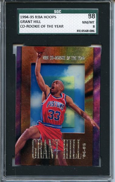 1994 Hoops Co Rookie of the Year Grant Hill SGC NM/MT 88 / 8
