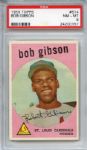 1959 Topps 514 Bob Gibson RC PSA NM-MT 8
