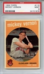 1959 Topps 115 Mickey Vernon PSA MINT 9