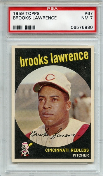 1959 Topps 67 Brooks Lawrence PSA NM 7