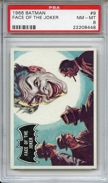 1966 Batman 9 Face of the Joker PSA NM-MT 8