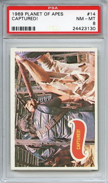 1969 Planet of the Apes 14 Captured! PSA NM-MT 8