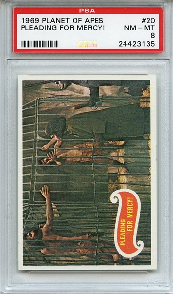 1969 Planet of the Apes 20 Pleading for Mercy! PSA NM-MT 8