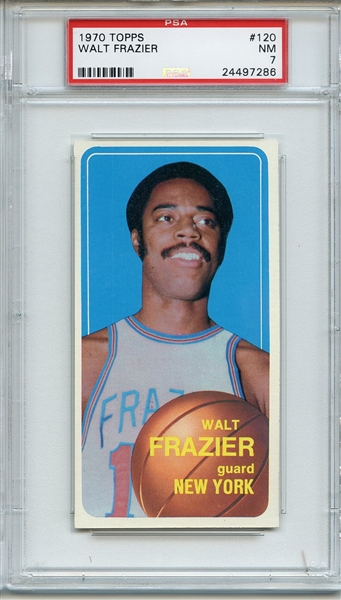 1970 Topps 120 Walt Frazier PSA NM 7