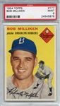 1954 Topps 177 Bob Milliken PSA MINT 9